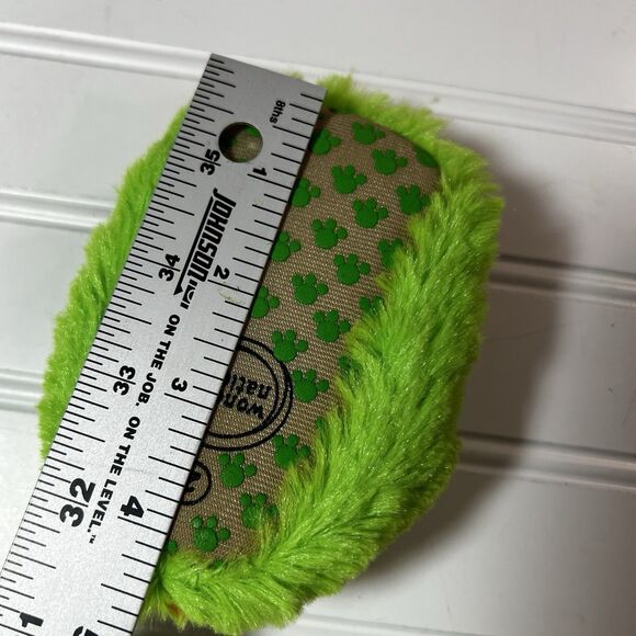 Baby Green Monster Slippers Toddler Size 2 Wonder Nation NWT - Picture 4 of 5